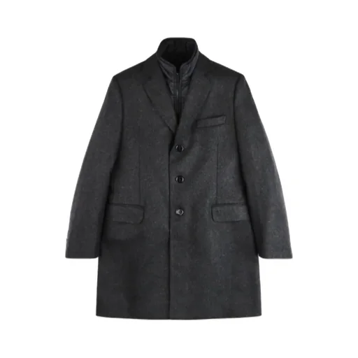 Padded Wool Coat