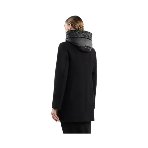 Long-Sleeved Hooded Coat