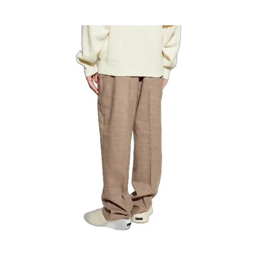 Pleated-Front Drawstring Trousers