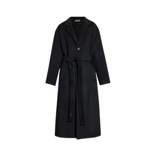 Lapel Long Sleeve Coat