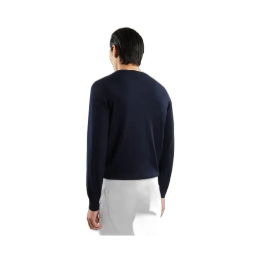 Long-Sleeved Round-Neck Jumper