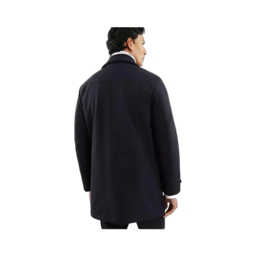 Logo-Patch Long-Sleeved Coat