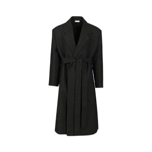 Belted Waist Relaxed Coat