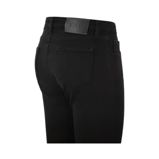 Frayed Hem 5-Pocket Pants