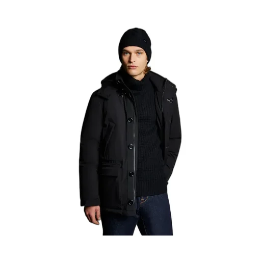 Technical Fabric Hooded Jacket