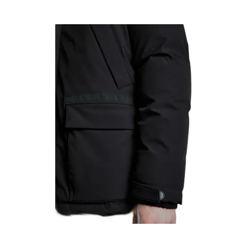 Technical Fabric Hooded Jacket