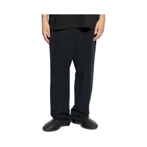 Pleated-Front Drawstring Trousers