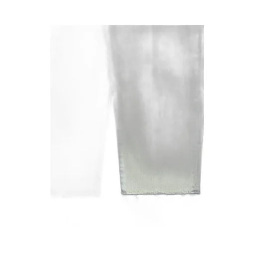 Straight-Leg Frayed-Edge Jeans
