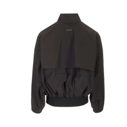 Logo Detailed Zipped Bomber Jacket