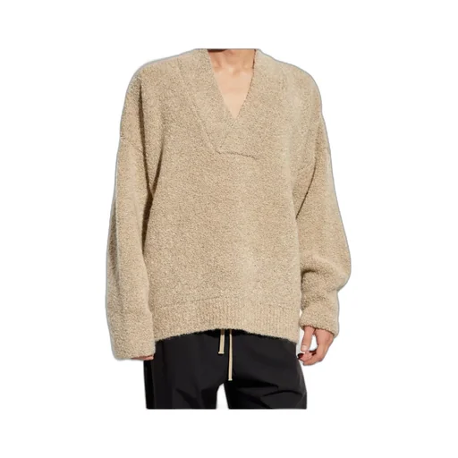 Overlapping V-Neck Sweater