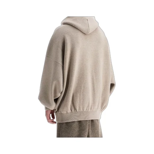 Knitted Hooded Jumper