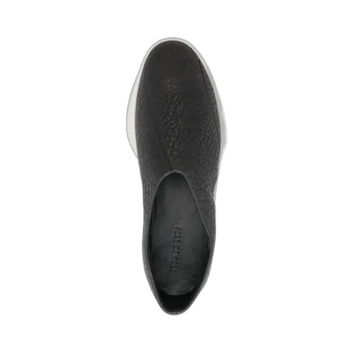 Textured-Finish Loafers