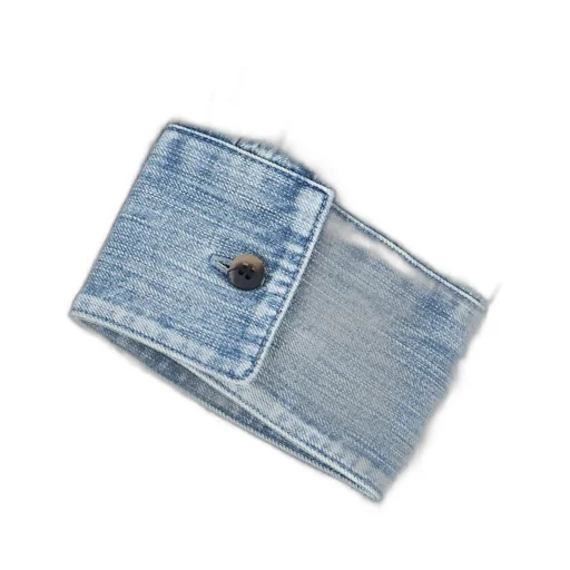 Curved Hem Denim Shirt