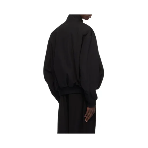 Logo Plaque Zip-Up Bomber Jacket