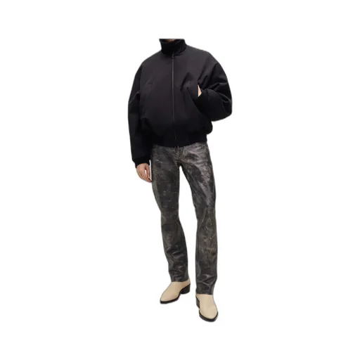 Zipped Bomber Jacket