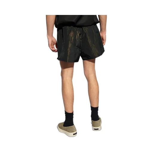 Logo-Patch Lamé Running Shorts