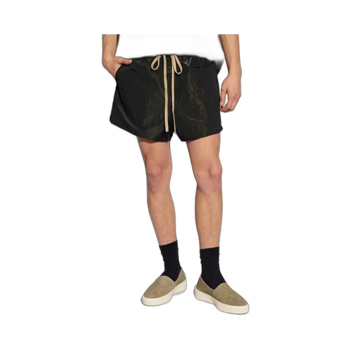 Logo-Patch Lamé Running Shorts