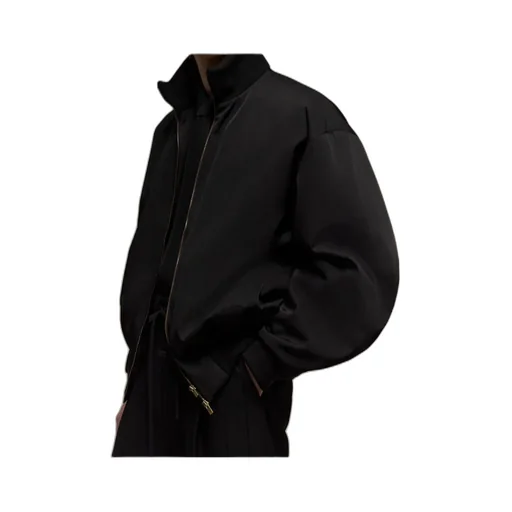 Zipped Bomber Jacket