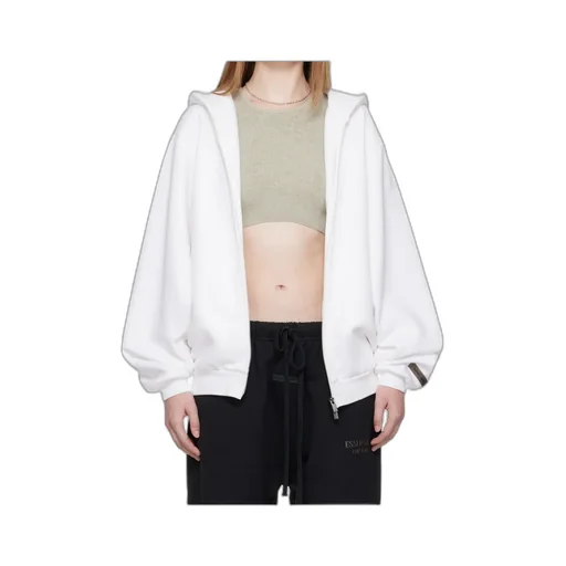 Zipper Hooded Sweatshirt