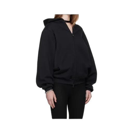 Zipper Hooded Sweatshirt