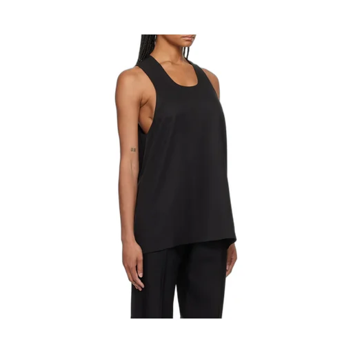 U-Neck Silk Tank Top