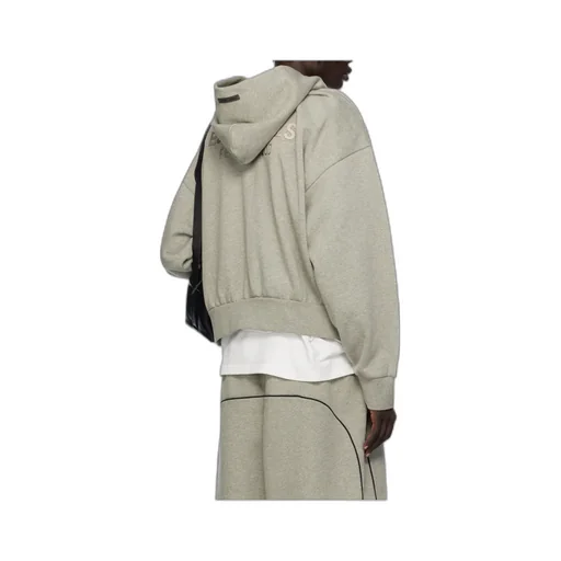 Zipper Hooded Sweatshirt