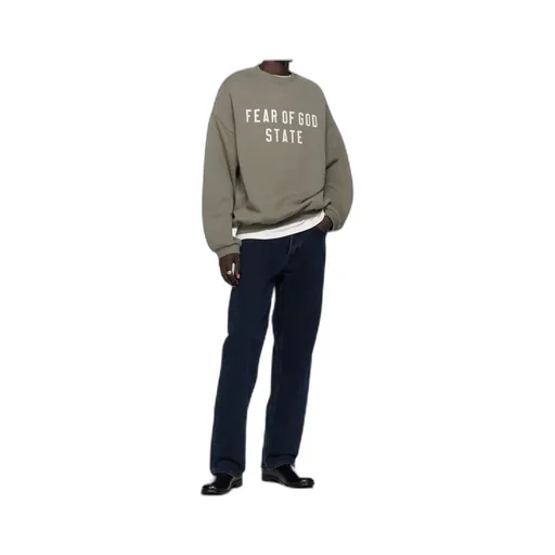 Logo Embroidered Crewneck Sweatshirt