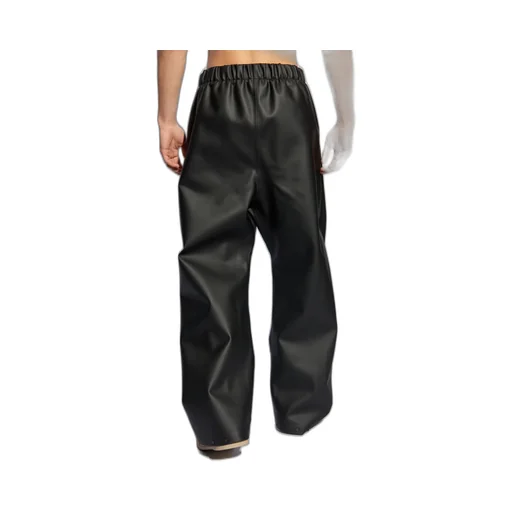 Pleated Wide-Leg Drawstring Trousers