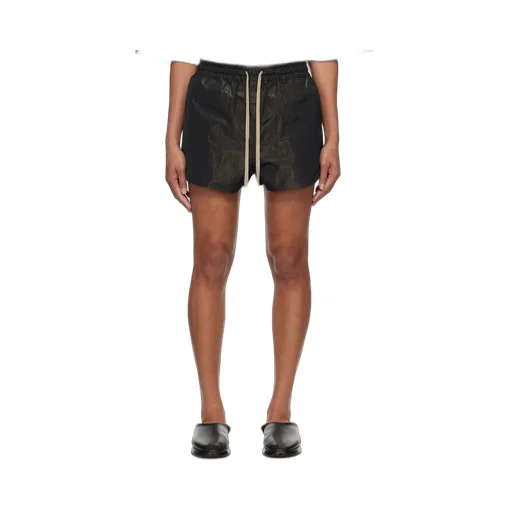 Logo-Patch Lamé Running Shorts