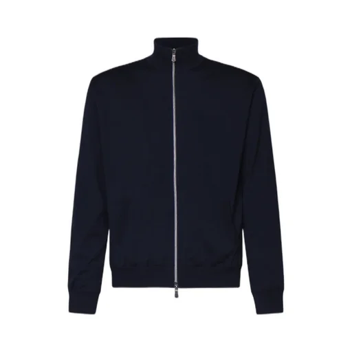 Full-Zip Mock Neck Sweater