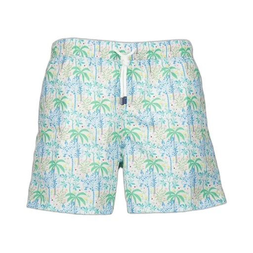 Plant Printed Swimming Trunks
