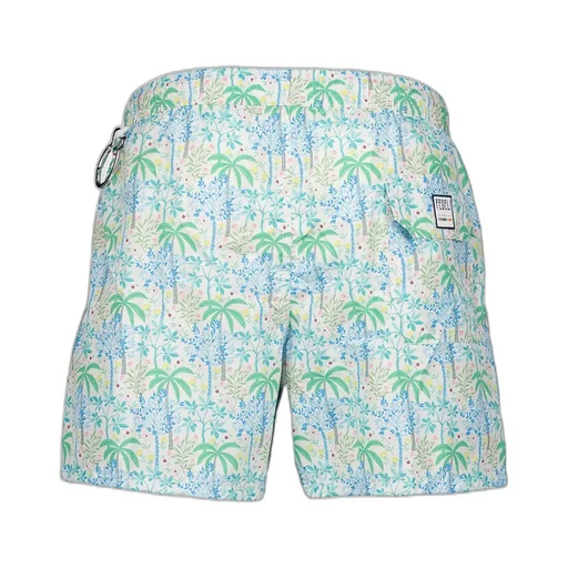 Plant Printed Swimming Trunks