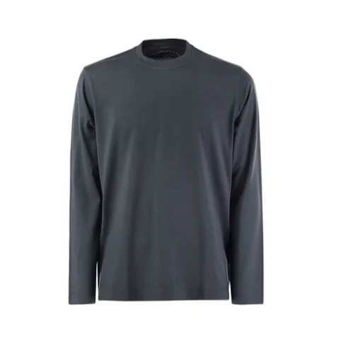 Long-Sleeved Crew Neck T-Shirt