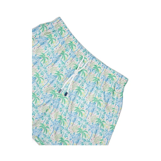 Plant Printed Swimming Trunks