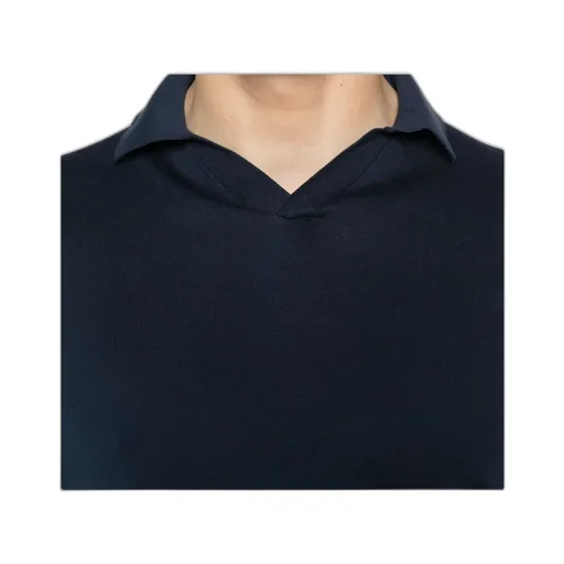 Open Neck Polo Shirt