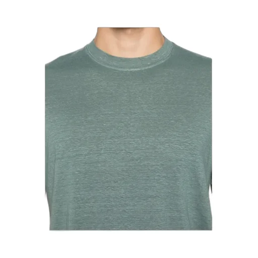 Flex Linen Crew Neck T-Shirt