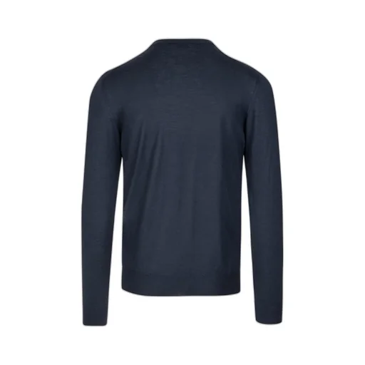 Round-Collar And Long-Sleeved Sweater