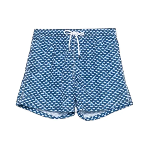 Elastic Drawstring Swimming Trunks
