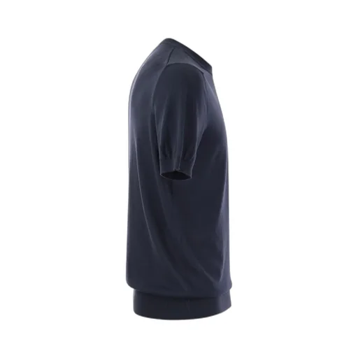 Fine-Knit Crewneck T-Shirt