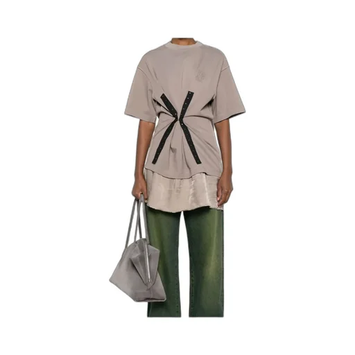 Panelled Crew-Neck T-Shirt