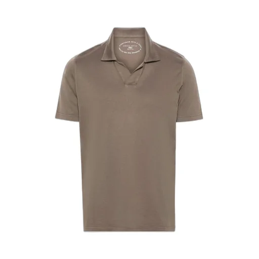 Open Collar Polo Shirt