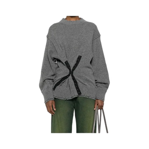 Raw-Edge Sweater