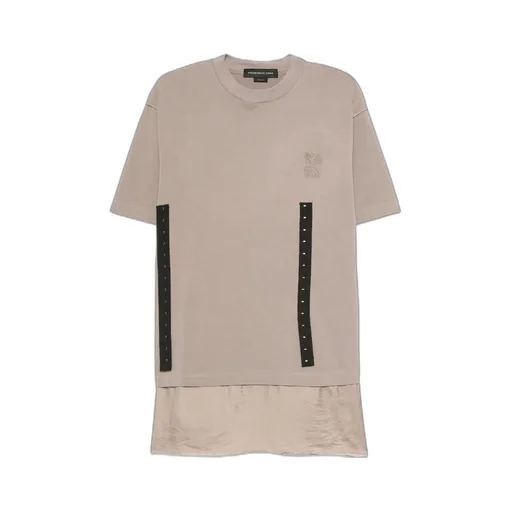 Panelled Crew-Neck T-Shirt