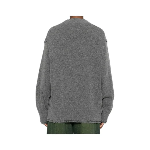 Raw-Edge Sweater