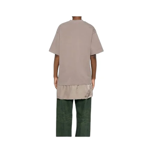 Panelled Crew-Neck T-Shirt