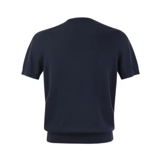 Fine-Knit Crewneck T-Shirt