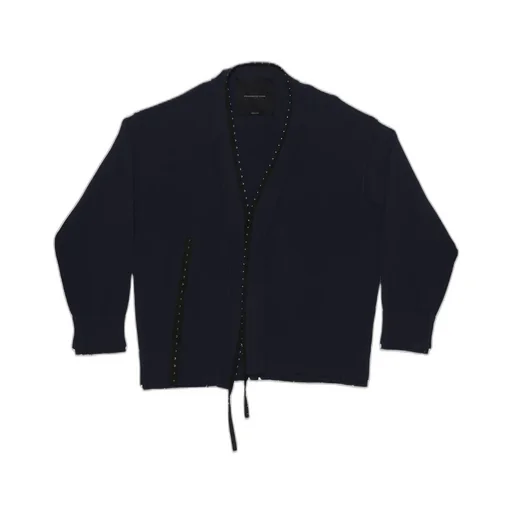 Distressed Cotton Cardigan