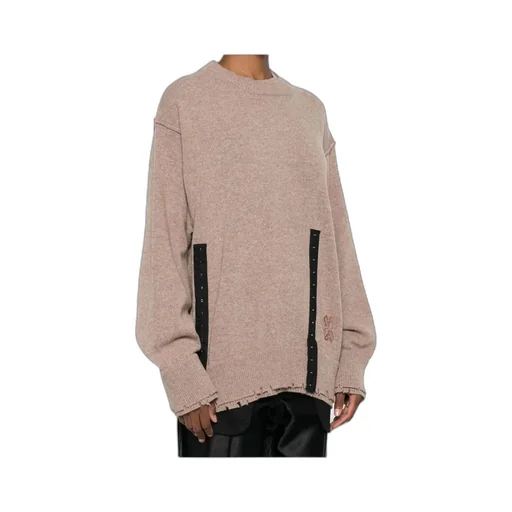 Frayed-Hem Sweater