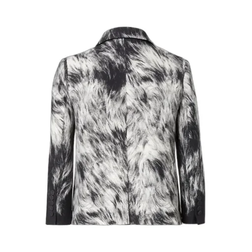 Frosted Fauna Wool And Silk Jacket