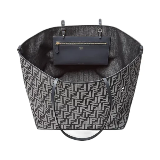 Large Roll Ff-Jacquard Tote Bag